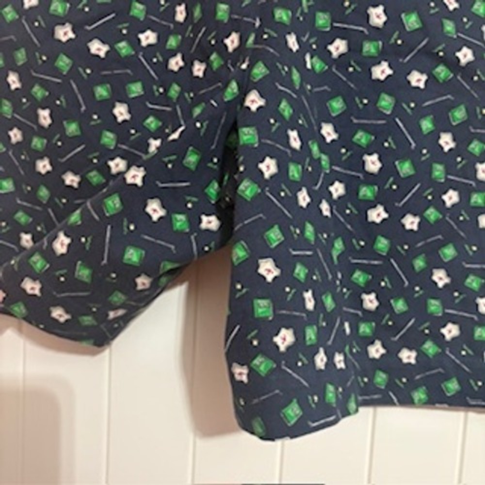 Vintage Liz Claiborne Liz Golf High Rise Pleated Front Shorts Sz 14‎ Golf Print - Picture 8 of 11